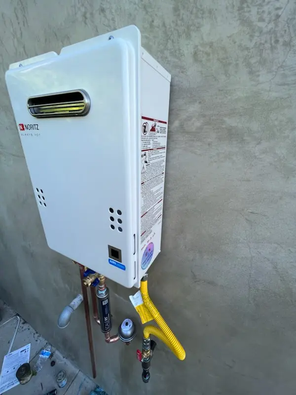 Tankless water heater installation for Bayview Manor homes
